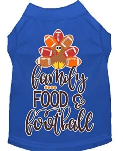 Family, Food, And Football Screen Print Dog Shirt Green XL -Zoo Shop 41fvDw9CzrL 12