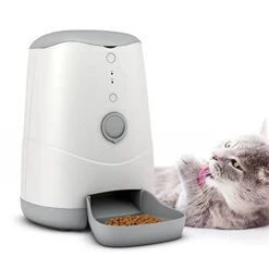 Pet Genius Smart Pet Feeder For Cats And Dogs, Automatic Cat And Dog Feeder With Camera AndPortion Control, WiFi Auto Pet Food Dispenser With Phone App And Battery Back Up System -Zoo Shop 41fwDnbO3US