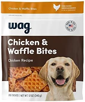 Amazon Brand - Wag Dog Treats Chicken And Waffle Bites 24oz 9 Amazon Brand - Wag Dog Treats Chicken And Waffle Bites 24oz - Image 7