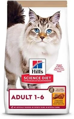 Hill's Science Diet Adult No Corn, Wheat Or Soy Dry Cat Food, Chicken Recipe, 3.5 Lb. Bag -Zoo Shop 41gRv76JL. AC 2