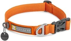 Ruffwear, Front Range Dog Collar, Durable And Comfortable Collar For Everyday Use, Aurora Teal, 11"-14" -Zoo Shop 41gSUgwuQkL. AC
