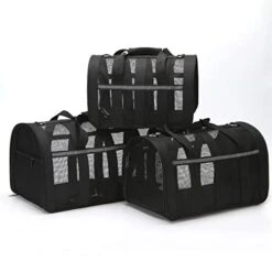 LEFEDA Pet Cat Carrier Shoulder Bag Portable Carrying Bag Breathable Travel Outdoor Transportin For Cats Small Dogs Puppy Pet Supplies Pet Backpack Carrier (Color : Blue, Size : M) -Zoo Shop 41gX6nLM8kL