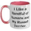 GENERIC Funny Russell Terrier Dog Two Tone 11oz Mug, I Like A, Gifts For Pet Lovers, Present From Friends, Cup For Russell Terrier Dog, Dog Toys, Dog Collars, Dog Beds, Dog Food, Dog Treats -Zoo Shop 41gisDjYttL