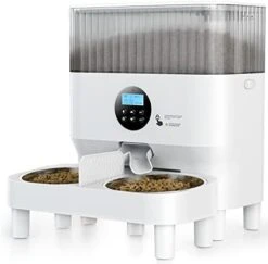 Sobralik Automatic Cat Feeders, Smart Timed Automatic Dog Feeder, HD Camera Voice And Video Recording, Cat Food Dispenser Portion, 2.4G Wi-Fi Enabled App Control, 5L Capacity For Cats Dogs -Zoo Shop 41gopmzMCtL. AC