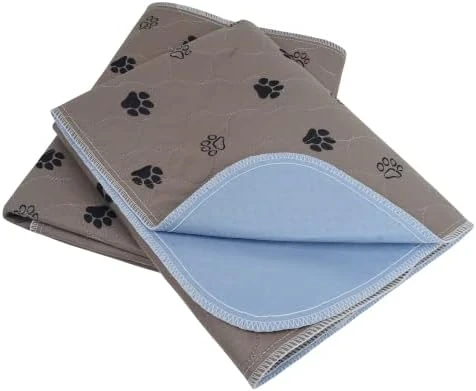 Washable Pee Pads Dogs With Puppy Grooming Gloves,Reusable,Waterproof,Non-Slip,Super Absorbing Pet Pads Dog Bed Mat,Whelping Pads,Dog Playpen Mat,Pee Pad For Guinea Pig Cage,(2-Pack) 18"X24" 9 Washable Pee Pads Dogs With Puppy Grooming Gloves,Reusable,Waterproof,Non-Slip,Super Absorbing Pet Pads Dog Bed Mat,Whelping Pads,Dog Playpen Mat,Pee Pad For Guinea Pig Cage,(2-Pack) 18"X24" - Image 7