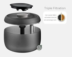 Nugget Lite Pet Water Fountain | 2.5 L Drinking Fountain For Cats And Dogs (Black) -Zoo Shop 41guo6EHK7L