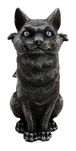 GENERIC HomDEc Stoic Moon Guardian Feline Cat Gargoyle Holder 5.5" H -Zoo Shop 41h1eELMiNL