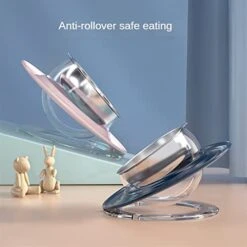 POUBREWD Elevated Cat Food Water Bow Pet Cats Neck Care ​Tilted (Color : 1) -Zoo Shop 41h8AJt42PL