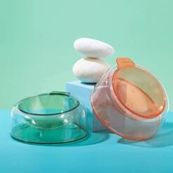 Auto Feeder Elevated Cat Bowl Raised Dog Food Bowl Puppy Feeder Slanted Cat Dish Food Water Bowl Dog Feeding Bowl Dog Puppy Feeding Drinking Bowl Cats Spine Blue Ceramic Cat Bowls -Zoo Shop 41h8YSbIdBL