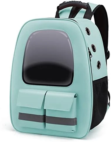 LEFEDA Cat Backpack Pet Carrier Backpack Collapsible Waterproof Pet Bag For Small Dogs Carrier Travel/Hiking/Outdoor Pet Backpack Carrier (Color : Light Green) 10 LEFEDA Cat Backpack Pet Carrier Backpack Collapsible Waterproof Pet Bag For Small Dogs Carrier Travel/Hiking/Outdoor Pet Backpack Carrier (Color : Light Green) - Image 8