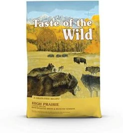 Taste Of The Wild High Prairie Canine Grain-Free Recipe With Roasted Bison And Venison Adult Dry Dog Food, Made With High Protein From Real Meat And Guaranteed Nutrients And Probiotics 28lb -Zoo Shop 41hXaoPFw9L. AC