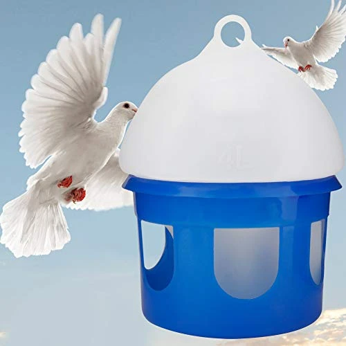 Milltrip Automatic Pigeon Feeder House Design Cover Feeding Food Dispenser Sand Case Multi Functional Pet Birds Parrot Container Supplies Dustptoof(4L) 5 Milltrip Automatic Pigeon Feeder House Design Cover Feeding Food Dispenser Sand Case Multi Functional Pet Birds Parrot Container Supplies Dustptoof(4L) - Image 3