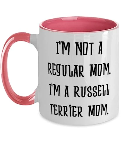 GENERIC Special Russell Terrier Dog Gifts, I'm Not A Regular Mom, Motivational Birthday Two Tone 11oz Mug For Dog Mom, Cup From Friends, Dog Toys, Dog Collars, Dog Beds, Dog Food, Dog Treats 3 GENERIC Special Russell Terrier Dog Gifts, I'm Not A Regular Mom, Motivational Birthday Two Tone 11oz Mug For Dog Mom, Cup From Friends, Dog Toys, Dog Collars, Dog Beds, Dog Food, Dog Treats