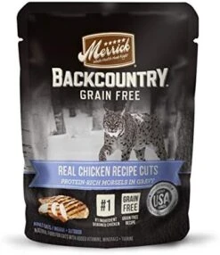 Merrick Backcountry Grain Free Wet Cat Food Variety Pack Real Poultry Recipes Cuts In Gravy - (12) 3 Oz. Pouches 14 Merrick Backcountry Grain Free Wet Cat Food Variety Pack Real Poultry Recipes Cuts In Gravy - (12) 3 Oz. Pouches -Zoo Shop 41hlFgmllUL. AC
