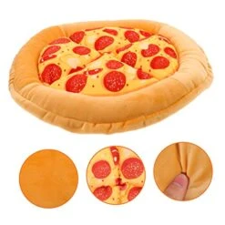 Balacoo Cat Beds 4pcs Cat Nest Outdoor Mattress Outdoor+mats Indoor+mat Cat Beds For Outdoor Cats Pizza Pet Bed Cloth Warming Cat Bed Indoor Cat Kennel Small Cat Bed Winter -Zoo Shop 41hsiy6JZnL