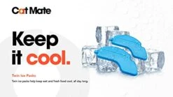 Cat Mate C500 Five-Meal Automatic Pet Feeder With Stainless Steel Bowl Inserts -Zoo Shop 41hyvdZSaGL