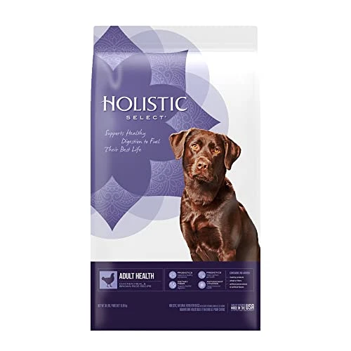 Holistic Select Natural Dry Dog Food, Chicken Meal & Rice Recipe, 30-Pound Bag 3 Holistic Select Natural Dry Dog Food, Chicken Meal & Rice Recipe, 30-Pound Bag