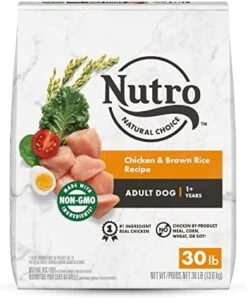 NUTRO NATURAL CHOICE Adult Dry Dog Food, Chicken & Brown Rice Recipe Dog Kibble, 30 Lb. Bag -Zoo Shop 41i50HvlXeL. AC