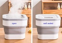 AGGFUCLS Dog Food Storage Container, Collapsible 11 To 25 LB Pet Food Container, Food Containers For Dog， Cat Flour Sugar Plastic Leakproof Sealable Large Cereal Containers Storage BPA FREE -Zoo Shop 41i5tBKsMLL