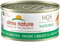 Almo Nature HQS Natural Made In Italy Ham With Turkey, Grain Free, Additive Free, Adult Cat Canned Wet Food, Shredded (2502H), 2.47 Oz, Pack Of 24 -Zoo Shop 41i9RI6r5UL. AC