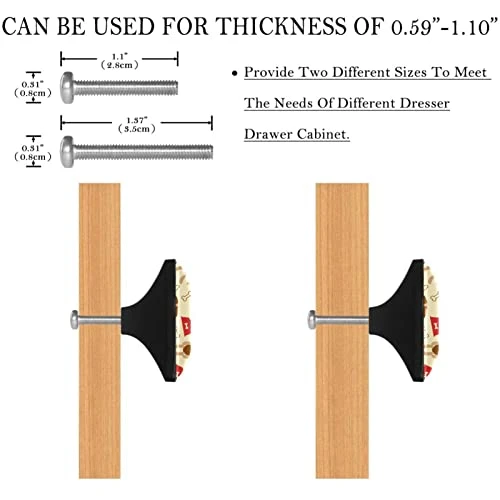 GENERIC 4 Pack Rectangular Handle Lovely Little Dog Bone Dog Food Cabinet Knobs Drawer Pulls 6 GENERIC 4 Pack Rectangular Handle Lovely Little Dog Bone Dog Food Cabinet Knobs Drawer Pulls - Image 4