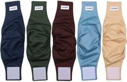 Vecomfy Belly Bands For Male Dogs 5 Pack,Premium Black Mesh Lining Large Dog Belly Wrap Leakproof Washable Reusable Doggie Diapers,L -Zoo Shop 41iG7pM1dJL. AC 1