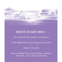 The Honest Kitchen Instant Goat's Milk With Probiotics For Dogs And Cats 5.2 Oz -Zoo Shop 41iIfmcAkzL 1