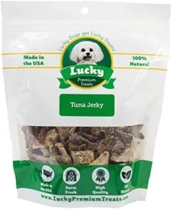 Lucky Premium Treats Tuna Jerky – Tuna Jerky Treats For Cats And Dogs, Nutrient-Rich And All-Natural Dog Treats And Cat Treats (14 Oz) -Zoo Shop 41iJoIWkYL. AC