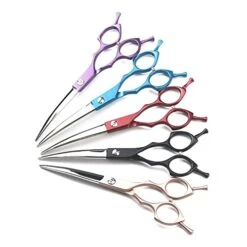 Office Scissors,Craft Scissors,High-end Pet Grooming Scissors Color Grooming Scissors Small Mouth Finishing Scissors Up And Down Double Use Scissors -Zoo Shop 41iaQqtBCnS