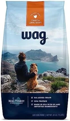 Amazon Brand - Wag Dry Dog Food Chicken & Lentil Recipe (24 Lb. Bag) -Zoo Shop 41ihylDCyZL. AC
