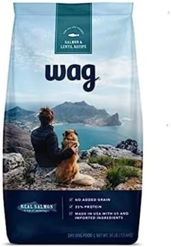 Amazon Brand - Wag Dry Dog Food Chicken & Lentil Recipe (24 Lb. Bag) -Zoo Shop 41ik9CmD84L. AC