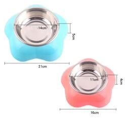 POPETPOP Raised Dog Feeder Raised Dog Feeder Pet Bowl Flower Shape Stainless Steel Double Food Feeding Basin Dish Container For Dog Cat Puppy (L) Puppy Puppy Feeder Puppy Feeder 10 POPETPOP Raised Dog Feeder Raised Dog Feeder Pet Bowl Flower Shape Stainless Steel Double Food Feeding Basin Dish Container For Dog Cat Puppy (L) Puppy Puppy Feeder Puppy Feeder -Zoo Shop 41j2Yoo2UoL