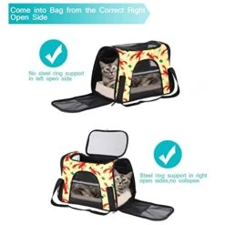 Pet Carrier Lobster Lemon Sea Food Pattern Soft-Sided Pet Travel Carriers For Cats,Dogs Puppy Comfort Portable Foldable Pet Bag Airline Approved 21 Pet Carrier Lobster Lemon Sea Food Pattern Soft-Sided Pet Travel Carriers For Cats,Dogs Puppy Comfort Portable Foldable Pet Bag Airline Approved -Zoo Shop 41j3FtIUCnL