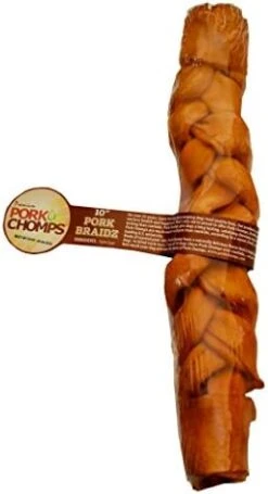 Pork Chomps Roasted Pork Skin Dog Chews, 8-inch Rolls, 5 Count -Zoo Shop 41j5JMVhXuL. AC