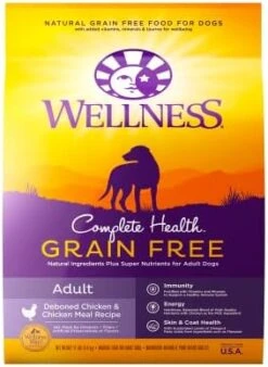 Wellness Complete Health Grain-Free Dry Dog Food, Natural Ingredients, Made In USA With Real Meat, For All Lifestages (Chicken, 24-Pound Bag) 25 Wellness Complete Health Grain-Free Dry Dog Food, Natural Ingredients, Made In USA With Real Meat, For All Lifestages (Chicken, 24-Pound Bag) -Zoo Shop 41jAhVCh6UL. AC