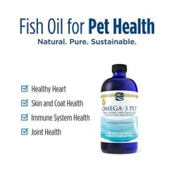 Nordic Naturals Omega-3 Pet, Unflavored - 16 Oz - 1518 Mg Omega-3 Per Teaspoon - Fish Oil For Large To Very Large Dogs With EPA & DHA - Promotes Heart, Skin, Coat, Joint, & Immune Health 13 Nordic Naturals Omega-3 Pet, Unflavored - 16 Oz - 1518 Mg Omega-3 Per Teaspoon - Fish Oil For Large To Very Large Dogs With EPA & DHA - Promotes Heart, Skin, Coat, Joint, & Immune Health -Zoo Shop 41jFdF0ep8L