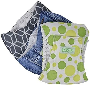 Dr. Judy Morgan's Naturally Healthy Pets Washable Male Dog Diaper Belly Band Wrap Print Colors (X-Large) 4 Dr. Judy Morgan's Naturally Healthy Pets Washable Male Dog Diaper Belly Band Wrap Print Colors (X-Large) - Image 2
