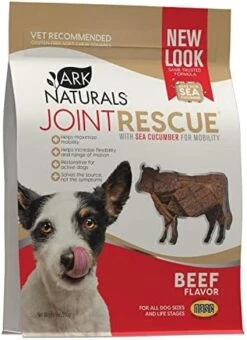 Ark Naturals Joint Rescue Dog Chew, Beef Flavor, Joint Supplement With Glucosamine & Chondroitin, 1 Pack -Zoo Shop 41jSmgye94L. AC