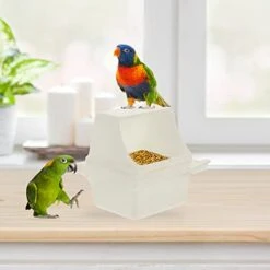 NOGRAX Bird Water Dispenser 6pcs Bird Food Plastic Bird Cage Cup Bird Waterer Food Feeder Birds Dispenser Feeder Feeder Bird Food Bird Cage Accessories Feeder -Zoo Shop 41jdJwRGhDL