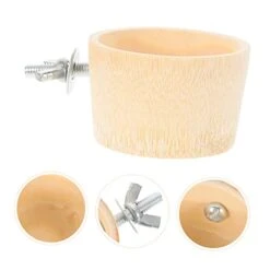 3 Pcs Pet Bowl Rabbit Food Puppy Water Bowl Food Dispenser Feeder Hamsters Water Feeder For Hamsters Bunny Feeder Cage Feeding Bowl Hamster Bamboo Food Holder Small Pet Bowl Wooden