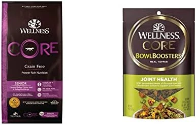 Wellness CORE Grain-Free Senior Dry Dog Food, Made In USA With Natural Ingredients, No Meat By-Product, Fillers, Artificial Flavors, Or Preservatives (12-Pound Bag, Turkey) 8 Wellness CORE Grain-Free Senior Dry Dog Food, Made In USA With Natural Ingredients, No Meat By-Product, Fillers, Artificial Flavors, Or Preservatives (12-Pound Bag, Turkey) - Image 6