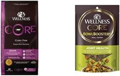 Wellness CORE Grain-Free Senior Dry Dog Food, Made In USA With Natural Ingredients, No Meat By-Product, Fillers, Artificial Flavors, Or Preservatives (4-Pound Bag, Turkey) -Zoo Shop 41jqeHASpxL. AC