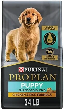 Purina Pro Plan High Protein Puppy Food Shredded Blend Chicken & Rice Formula - 6 Lb. Bag -Zoo Shop 41juCSsSZ S. AC