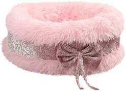 Watonic Dog Bed Cat Bed Comfortable Plush Kennel Dogs Pet Litter Deep Sleep Cat Litter Sleeping Bed Bow Lace Noble Elegant Wedding (Gray,15.76inch) 13 Watonic Dog Bed Cat Bed Comfortable Plush Kennel Dogs Pet Litter Deep Sleep Cat Litter Sleeping Bed Bow Lace Noble Elegant Wedding (Gray,15.76inch) -Zoo Shop 41k2Q4ItcwL. AC