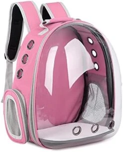 Cat Carrier Breathable Pet Backpack, Small Dog And Cat Backpack, Travel Space Capsule Cage Pet Carrier (Color : Light Green) -Zoo Shop 41kBXJt5QxS. AC