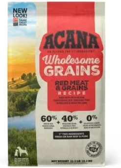 ACANA Wholesome Grains Dry Dog Food, Small Breed Recipe, Chicken And Turkey Dog Food, 11.5lb -Zoo Shop 41kFEf6WX8L. AC