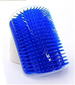 YangYan Pet Cat Self Groomer For Cat Grooming Tool Hair Removal Comb Dogs Cat Brush Hair Shedding Trimming Massage Device With Catnip (Color : Lake Blue, Size : 9x13cm) -Zoo Shop 41kOotNS3IL. AC