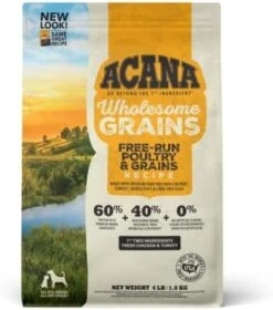 ACANA Wholesome Grains Dry Dog Food, Small Breed Recipe, Chicken And Turkey Dog Food, 11.5lb -Zoo Shop 41kbu4bgwL. AC