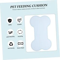 4pcs Indoor Slip Bowl Shaped Floors Non-Slip Anti- Pet Silicone Nonslip Table Anti-Slip Waterp Washable Dog Anti-Leak Home Tray Small Raised Overflow And Bone With Decorative Cats -Zoo Shop 41kfPX1bk3L