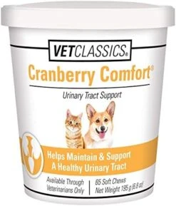 Vet Classics Cranberry Comfort Urinary Tract Pet Supplement For Dogs, Cats – Maintains Dog Bladder Health, Cat Bladder Control – Pet Supplements For Incontinence – 65 Soft Chews 10 Vet Classics Cranberry Comfort Urinary Tract Pet Supplement For Dogs, Cats – Maintains Dog Bladder Health, Cat Bladder Control – Pet Supplements For Incontinence – 65 Soft Chews -Zoo Shop 41kjTw8wgL. AC